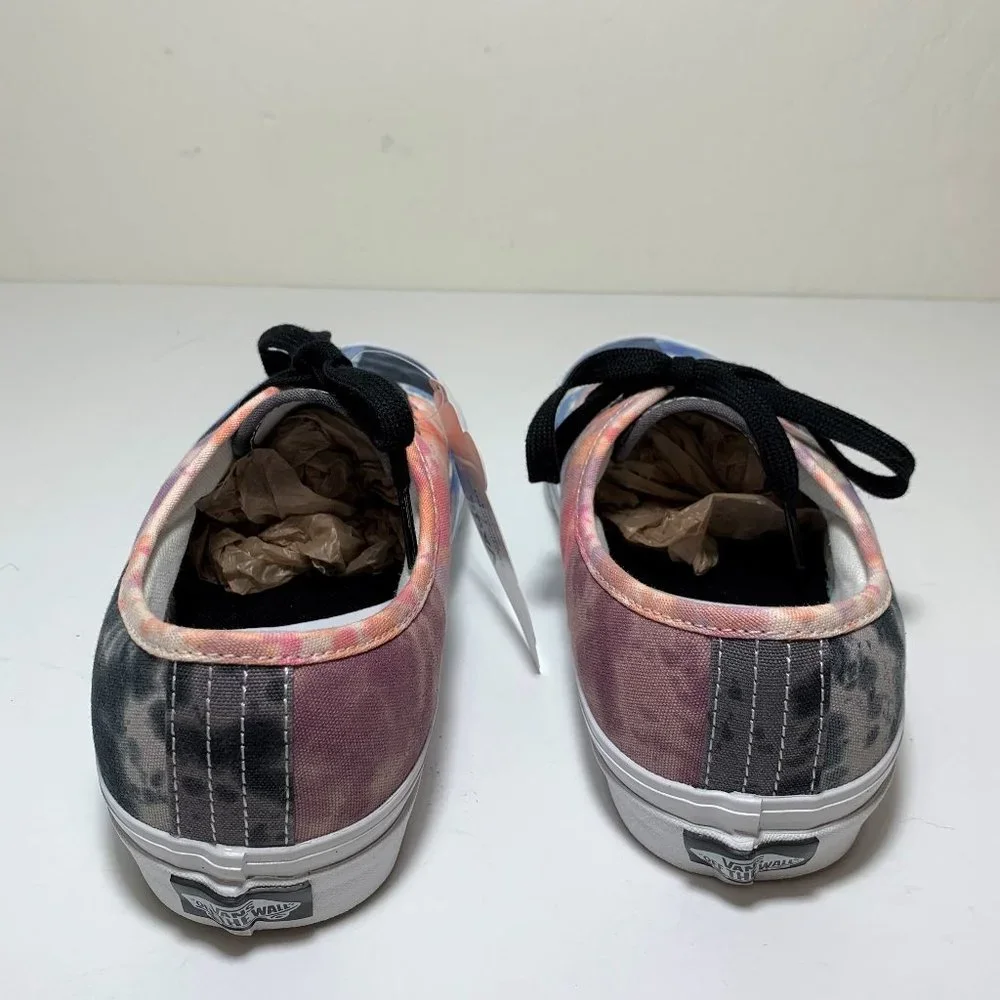Vans Authentic 44 DX Tie Dye Sneakers Anaheim Factory Low Top Patchwork Size 6.5